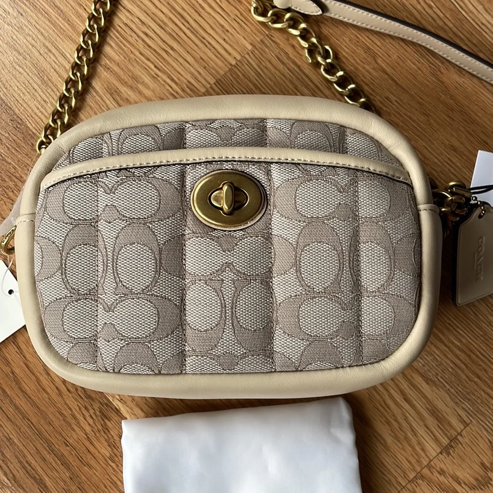 + COACH + Signature Jacquard Small Camera Bag - Picture 4 of 8